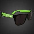 Neon Look Sunglasses With Green Arms