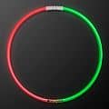 22" Red & Green Glow Necklaces
