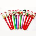 Christmas Santa Claus Umbrella Fimo Ballpoint Ink Pen