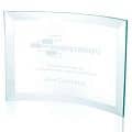 Jade Crystal Scroll Award - Large
