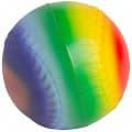 Rainbow Baseball Squeezies® Stress Reliever