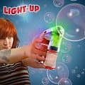 Automatic LED Lighted Glow Bubble Gun