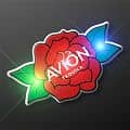 Red Rose LED Body Light Pin