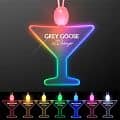 Light Up Acrylic Martini LED Necklaces
