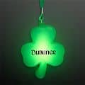 Big Light Up Shamrock Necklace for St. Paddy's Day