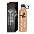 17 Oz. Drea Honeycomb Stainless Steel Bottle With Custom Box