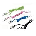 Casino string cord with bull dog clip and J hook