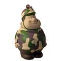 Army Bert™ Squeezies® Keychain