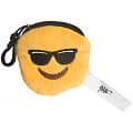 Emoji Plush Pouch Mr Cool Keychain