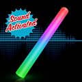 Sound Activated Light Up Multicolor LED Cheer Stick