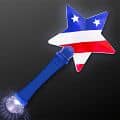 US Flag Star Light Up Wand