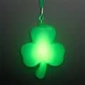 Big Light Up Shamrock Necklace for St. Paddy's Day