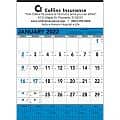 Blue & Black Contractor Memo 2022 Calendar