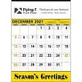 Yellow & Black Contractor's Memo 2022 Calendar