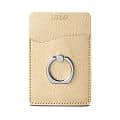 Leeman™ Shimmer Card Holder with Metal Ring Phone Stand