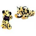 8" Streak Cheetah with vest and one color imprint
