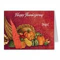 Thanksgiving Seed Paper Shape Greeting Card