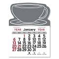 Coffee Cup Shaped Peel-N-Stick® Calendar