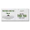 Small Seed Paper Folding Business Card