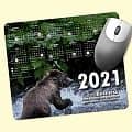 Vynex®Heavy Duty 8x9.5x1/8 Hard Surface Calendar Mouse Pad