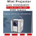 Portable Mini Projector with Wireless Mirroring