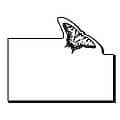 Rectangle with Butterfly Shape Magnet