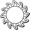 Sun Shape Magnet