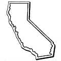 California Stock Shape State Magnet