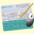 MousePaper®24 Page - Recycled Note Paper Calendar Mouse Pad