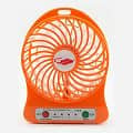 Desktop Rechargeable USB Fan With 3 Speed And 1200mAh Built