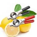 Stainless Steel Lemon / Citrus Juicer With Silicon Handle