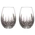 Waterford Lismore Nouveau Stemless Wine Deep Red 22 OZ Set/2