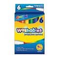 6 Pack Washable Markers