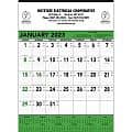 Green & Black Contractor Memo 2022 Calendar