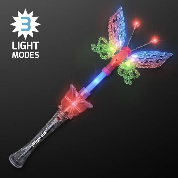 Large Musical Blinking Butterfly Wand, 60 day overseas