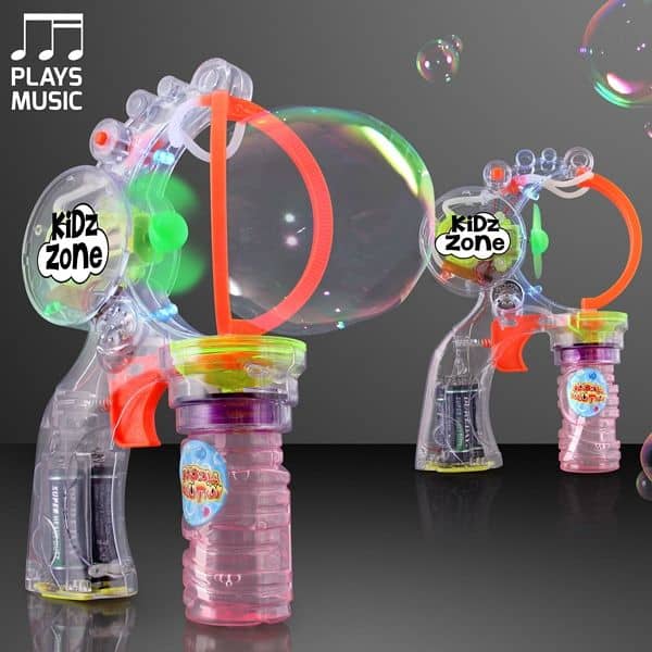 Multi-Size Bubbles LED Bubble Gun With Music