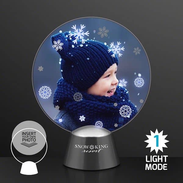 Animated LED Snowflakes Picture Frame