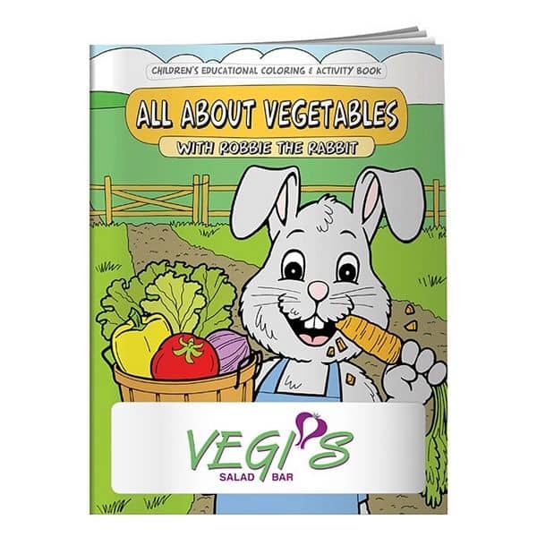 Coloring Book: All About Vegetables