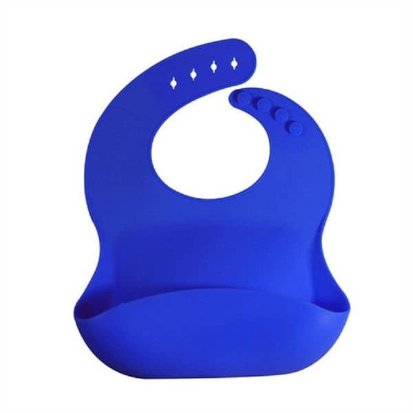 Silicone Waterproof Baby Bibs with Pocket