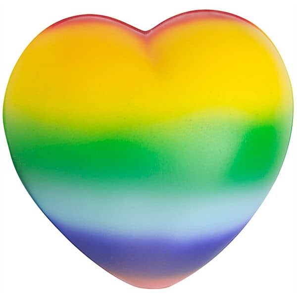 Squeezies® Rainbow Sweet Heart Stress Reliever