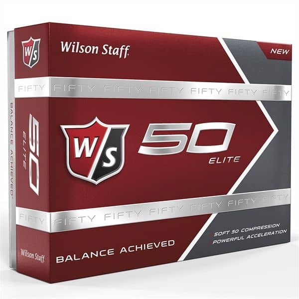 Wilson 50 Elite Golf Ball Std Serv