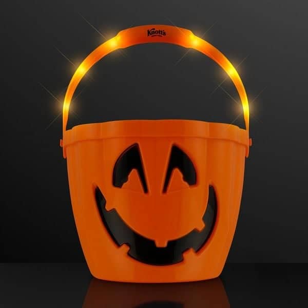 Pumpkin Light Handle Halloween Bucket