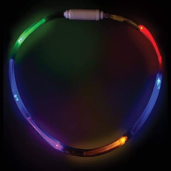 27" Rainbow LED Light-Up Necklace
