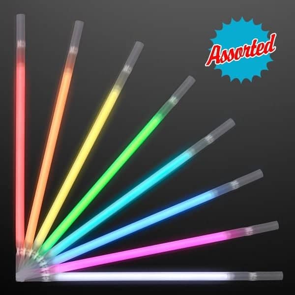Glow Party Straws for Light Drinks