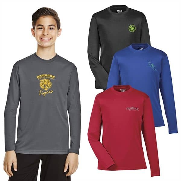 Team 365® Youth Zone Performance Long-Sleeve T-Shirt