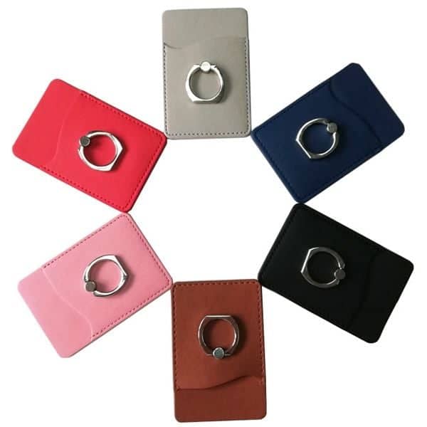 Cell Phone Wallet With Ring Phone Stand