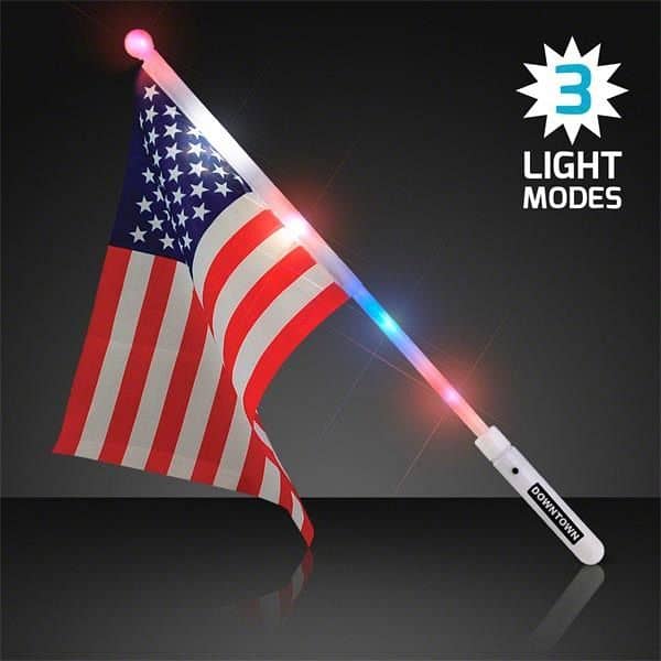 Light Up American Flags