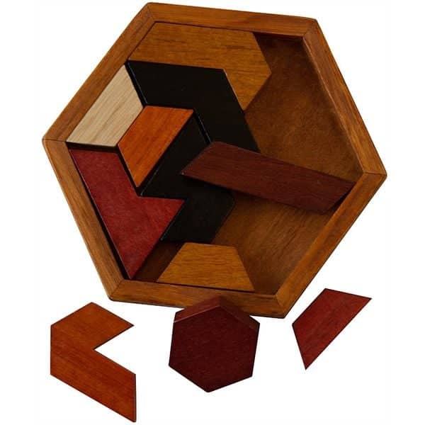Wooden Hexagon Puzzle