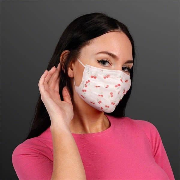 Cute Cherries Disposable Masks for Daily Use