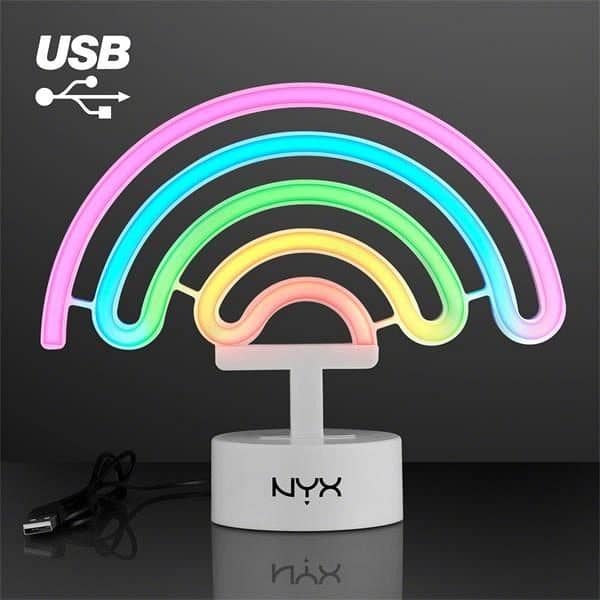 Neon LED Rainbow USB Tabletop Light